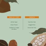 Buy Juicy Chemistry Hazelnut, Coffee & Chocolate Coffee Face Scrub for Dry Skin 75 gm - Certified Organic Scrub for Glowing Skin, for Men & Women - Purplle
