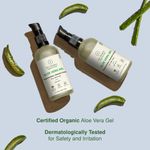Buy Juicy Chemistry Aloe Vera Gel for Face, Hair & Body - Made with 100% Natural & Pure Aloe Vera Leaf Gel - Certified Organic (100 gms) - Purplle