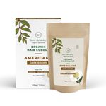 Buy Juicy Chemistry Natural Organic Hair Colour in Americano (Dark Brown) 200 gms - Made with Henna, Indigo & Black Tea - Purplle
