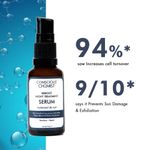 Buy Conscious Chemist Night Treatment Face Serum | 5% Bio-Retinol & 10% AHAs | Sun Damage & Exfoliation - Purplle