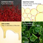 Buy Conscious Chemist Flashfix Exfoliating Face Mask For Oily Acne Prone Skin with Salicylic, Glycolic Acid & Saffron Petals | Removes Blackheads, Anti Acne, De-Tan | Vegan & Cruelty Free | 50 gm - Purplle