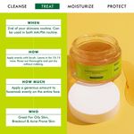 Buy Conscious Chemist Flashfix Exfoliating Face Mask For Oily Acne Prone Skin with Salicylic, Glycolic Acid & Saffron Petals | Removes Blackheads, Anti Acne, De-Tan | Vegan & Cruelty Free | 50 gm - Purplle