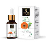 Buy Good Vibes Tea Tree & Papaya Oil Control Face Serum | Even Skin Tone, Brightening | With Castor Oil | No Parabens, No Sulphates, No Mineral Oil (10 ml) - Purplle