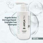 Buy Argatin Botox Damage Repair Sulphate Free Shampoo for Dry and Frizzy | Nourishing | Straighter and Smoother Hair 250ml - Purplle