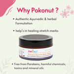 Buy Pokonut herbal Natural Stretch Mark Toner Cream for all skin type 50g - Purplle