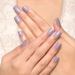 Buy Lick 12 Pcs Lavender Shade Fake Reusable Nails Fake/False Acrylic Nails Extension - Purplle
