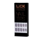 Buy Lick 12 Pcs Lavender Shade Fake Reusable Nails Fake/False Acrylic Nails Extension - Purplle