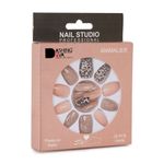 Buy Dashing Diva Press Magic Nude 28 Pcs Nude Artificial Reusable Acrylic Press on Nails With Quick Dry Glue - Purplle
