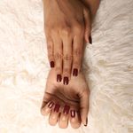 Buy Dashing Diva Press Magic Brick Red, Cherry Wood Artificial Reusable Acrylic Press on Nails With Quick Dry Nail Glue, Pack of 2 - Purplle