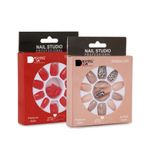 Buy Dashing Diva Press Magic Animalier, True Red Nail Art Nail Extension Acrylic Press on Nails With Quick Dry Nail Glue, Pack of 2 - Purplle