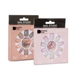 Buy Dashing Diva Press Magic Animalier, Blush Pink Acrylic Reusable Press on Nails With Quick Dry Nail Glue, Pack of 2 - Purplle