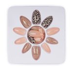 Buy Dashing Diva Press Magic Animalier, Blush Pink Acrylic Reusable Press on Nails With Quick Dry Nail Glue, Pack of 2 - Purplle