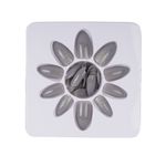 Buy Dashing Diva Press Magic Dove Grey, Snow White French Manicure Nail Extension Press on Nails With Quick Dry Nail Glue, Pack of2 - Purplle