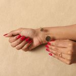 Buy Dashing Diva Press Magic True Red, Brick Red Reusable Fake/False Acrylic Press on Nails With Quick Dry Nail Glue, Pack of 2 - Purplle