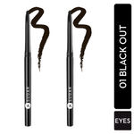 Buy SUGAR Cosmetics Bae-Sic Makeup Kit | Kohl Of Honour Intense Kajal - 01 Black Out (Pack Of 2) | Smudge Me Not Mini Liquid Lipstick - 01 Brazen Raisin, Matte Finish - Purplle