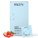 Buy mars by GHC Strawberry Flavoured Dotted Condoms for Men - Pack of 10 - Purplle