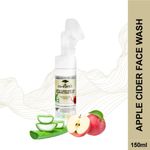 Buy Colorbar Co-earth Apple Cider Vinegar Foaming Face Wash-(150ml) - Purplle