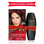 Buy Revlon ColorSilk Hair Color with Keratin - 2N Brown Black - (with Outrageous Shampoo 90 ml) - Purplle