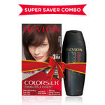 Buy Revlon ColorSilk Hair Color with Keratin - 3RB Dark Mahogany Brown - (with Outrageous Shampoo 90 ml) - Purplle