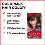 Buy Revlon ColorSilk Hair Color with Keratin - 3RB Dark Mahogany Brown - (with Outrageous Shampoo 90 ml) - Purplle