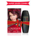 Buy Revlon ColorSilk Hair Color with Keratin - 3DB Deep Burgundy - (with Outrageous Shampoo 90 ml) - Purplle
