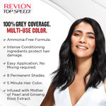 Buy Revlon Top Speed Hair Color For Woman - Dark Brown 65 (with Outrageous Conditioner 190 ml) - Purplle