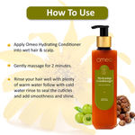 Buy Omeo Hydrating Conditioner with Natural extracts of Reetha and Amla | Cleansing, Strengthening and Nourishing Hairs, Resists Combing Damage for Men & Women - 180ML - Purplle