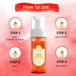 Buy Omeo Calendula Foaming Face Wash with Natural Extracts of Calendula, Aloe Vera and Neem for Sensitive Skin, Instant and Excess Oil for Men and Women - 150 ml - Purplle