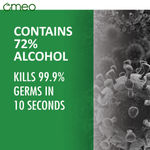 Buy Omeo Aloe Vera Alcohol Based Atibacterial Sanitizer Can - 5 Litre - Purplle