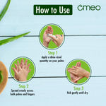 Buy Omeo Aloe Vera Alcohol Based Atibacterial Sanitizer Can - 5 Litre - Purplle