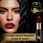 Buy Good Vibes HydraGlow Crème Lipstick | Avocado Oil & Vitamin E | Cherry Red (R1) - 4.2g - Purplle