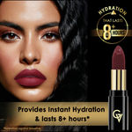 Buy Good Vibes HydraGlow Creme Lipstick | Avocado Oil & Vitamin E | Grape Wine (M2) -(4.2g) - Purplle