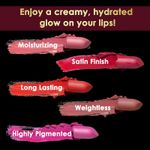 Buy Good Vibes HydraGlow Creme Lipstick | Avocado Oil & Vitamin E | Moody Mauve (M3) - (4.2g) - Purplle