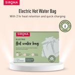 Buy Sirona Electric Hot Water Bag for Instant Pain Relief | Heating Pad for Menstrual Cramps and Arthritis Aches | 2 Hours Heat Retention | Quick Charging | Automatic Heat Control - Purplle