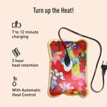 Buy Sirona Electric Hot Water Bag for Instant Pain Relief | Heating Pad for Menstrual Cramps and Arthritis Aches | 2 Hours Heat Retention | Quick Charging | Automatic Heat Control - Purplle