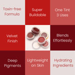 Buy Cheek Up! by Novavii - Deep Tints for your Lip, Cheeks & Eyes - Go Red (Festive Red) - Purplle
