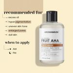 Buy AromaMusk Fruit AHA Face Wash for Skin Brightening, 200 ml | Soap Free, No SLS, Parabens, Harsh Chemicals - Purplle