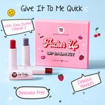 Buy MyGlamm POPxo Makeup Pucker up lip balm Kit-Cherry Blossoms, Strawberry Kisses, Berrylicious- - Purplle