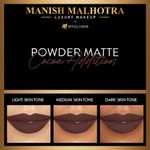 Buy MyGlamm Manish Malhotra Beauty Powder Matte Lipstick-Cocoa Addition- - Purplle