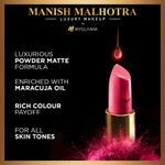 Buy MyGlamm Manish Malhotra Beauty Powder Matte Lipstick-Cocoa Addition- - Purplle