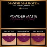 Buy MyGlamm Manish Malhotra Powder Matte Lipstick-Mauve Mood- - Purplle