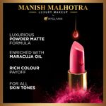 Buy MyGlamm Manish Malhotra Powder Matte Lipstick-Mauve Mood- - Purplle