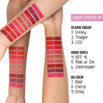 Buy MyGlamm POPxo Glamm Squad Liquid Lipstick Kit-Wifey, Trooper, CEO- - Purplle