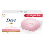 Buy Dove Pink Beauty Bar - Soft, Smooth, Glowing Skin, 125*5g - Purplle