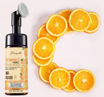 Buy Ronzille Skin Brightening Vitamin C Foaming Face wash with Built-In Face Brush 150 ml - Purplle