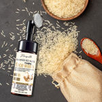 Buy Ronzille Fermented Rice Water Bright Cleansing with Built-In Face Brush Foaming Face wash - Purplle