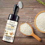 Buy Ronzille Fermented Rice Water Bright Cleansing with Built-In Face Brush Foaming Face wash - Purplle