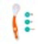 Buy Mee Mee Baby Feeding Spoon Set of 2 | Easy Grip | BAP Free | Soft Tip Spoon for Baby 0+ Moths Baby/Kids (Orange) - Purplle
