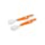 Buy Mee Mee Baby Feeding Spoon Set of 2 | Easy Grip | BAP Free | Soft Tip Spoon for Baby 0+ Moths Baby/Kids (Orange) - Purplle
