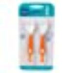 Buy Mee Mee Baby Feeding Spoon Set of 2 | Easy Grip | BAP Free | Soft Tip Spoon for Baby 0+ Moths Baby/Kids (Orange) - Purplle